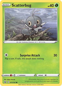 Scatterbug - SWSH05: Battle Styles (SWSH05) #011/163 - Common Pokémon Trading Card