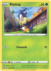 Blipbug - SWSH05: Battle Styles (SWSH05) #017/163 - Common Pokémon Trading Card