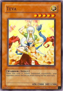 Teva (Capsule Monster Coliseum) - Yu-Gi-Oh! Video Game Promotional Cards (VDP) #CMC-EN003 - Super Rare YuGiOh Trading Card