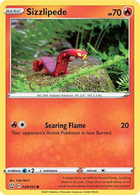 Sizzlipede - SWSH05: Battle Styles (SWSH05) #029/163 - Common Pokémon Trading Card