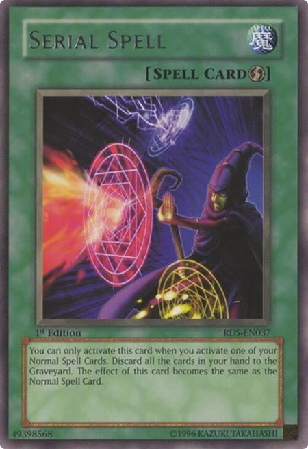 Serial Spell - Rise of Destiny YuGiOh trading card