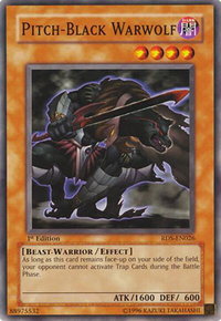 Pitch-Black Warwolf - Rise of Destiny (RDS) #RDS-EN026 - Common / Short Print YuGiOh Trading Card