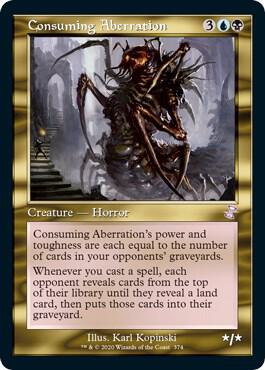 Consuming Aberration - Time Spiral: Remastered Magic: The Gathering trading card