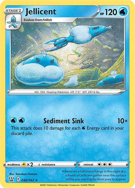 Jellicent - SWSH05: Battle Styles Pokémon trading card