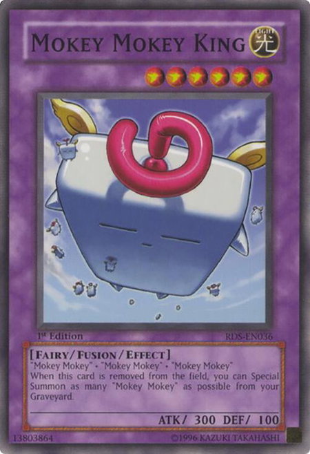 Mokey Mokey King - Rise of Destiny YuGiOh trading card