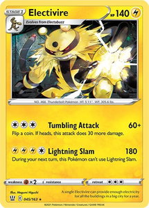 Electivire - SWSH05: Battle Styles (SWSH05) #045/163 - Rare Pokémon Trading Card