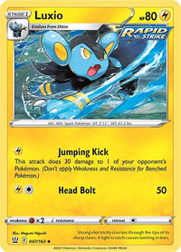 Luxio - SWSH05: Battle Styles (SWSH05) #047/163 - Uncommon Pokémon Trading Card