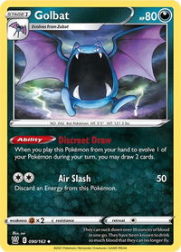 Golbat - SWSH05: Battle Styles (SWSH05) #090/163 - Uncommon Pokémon Trading Card