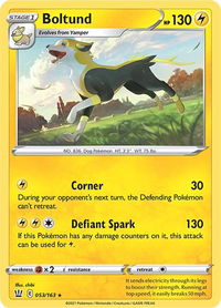 Boltund - SWSH05: Battle Styles (SWSH05) #053/163 - Rare Pokémon Trading Card
