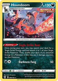 Houndoom - SWSH05: Battle Styles (SWSH05) #096/163 - Holo Rare Pokémon Trading Card