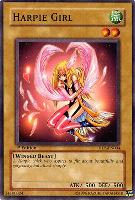 Harpie Girl - Rise of Destiny YuGiOh trading card