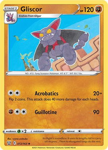 Gliscor - SWSH05: Battle Styles (SWSH05) #072/163 - Uncommon Pokémon Trading Card