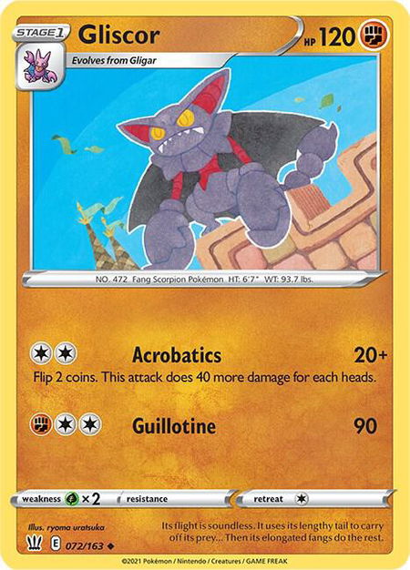 Gliscor - SWSH05: Battle Styles Pokémon trading card