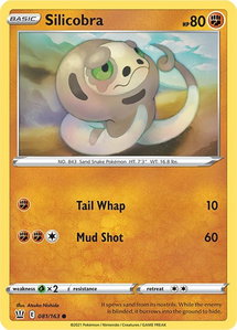 Silicobra - SWSH05: Battle Styles (SWSH05) #081/163 - Common Pokémon Trading Card