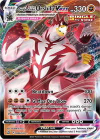 Single Strike Urshifu VMAX - SWSH05: Battle Styles (SWSH05) #086/163 - Ultra Rare Pokémon Trading Card