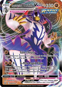 Rapid Strike Urshifu VMAX - SWSH05: Battle Styles (SWSH05) #088/163 - Ultra Rare Pokémon Trading Card