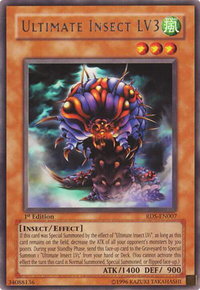 Ultimate Insect LV3 - Rise of Destiny (RDS) #RDS-EN007 - Rare YuGiOh Trading Card
