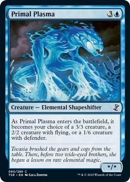 Primal Plasma trading card from Time Spiral: Remastered Primal Plasma - Time Spiral: Remastered Magic: The Gathering trading card