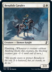 Benalish Cavalry - Time Spiral: Remastered (TSR) #7 - Common Magic: The Gathering Trading Card