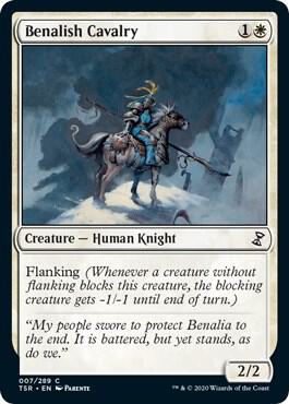 Benalish Cavalry - Time Spiral: Remastered Magic: The Gathering trading card