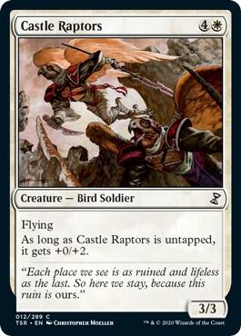 Castle Raptors - Time Spiral: Remastered Magic: The Gathering trading card