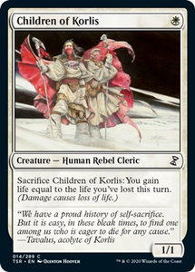Children of Korlis - Time Spiral: Remastered (TSR) #14 - Common Magic: The Gathering Trading Card