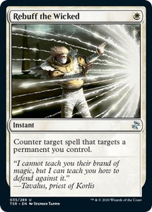 Rebuff the Wicked - Time Spiral: Remastered (TSR) #35 - Uncommon Magic: The Gathering Trading Card