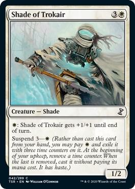 Shade of Trokair trading card from Time Spiral: Remastered Shade of Trokair - Time Spiral: Remastered Magic: The Gathering trading card