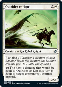 Outrider en-Kor - Time Spiral: Remastered (TSR) #30 - Uncommon Magic: The Gathering Trading Card