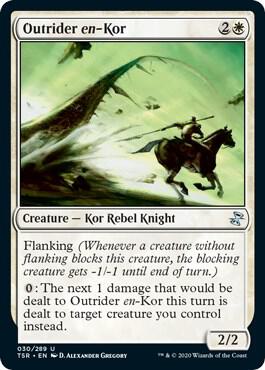 Outrider en-Kor - Time Spiral: Remastered Magic: The Gathering trading card