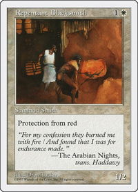 Repentant Blacksmith - Fifth Edition (5ED) #54 - Common Magic: The Gathering Trading Card