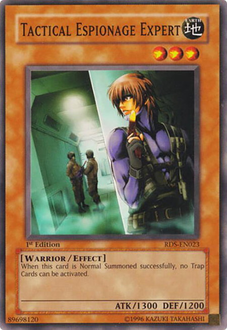 Tactical Espionage Expert - Rise of Destiny YuGiOh trading card