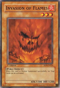 Invasion of Flames - Rise of Destiny (RDS) #RDS-EN024 - Common / Short Print YuGiOh Trading Card