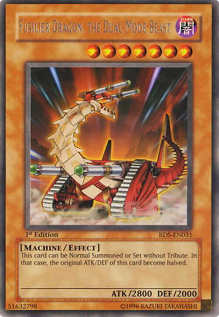 Fusilier Dragon, the Dual-Mode Beast - Rise of Destiny YuGiOh trading card