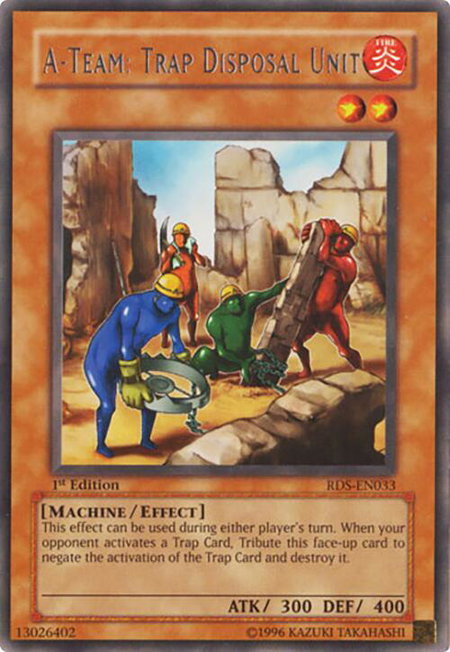 A-Team: Trap Disposal Unit - Rise of Destiny YuGiOh trading card