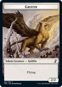 Griffin Token trading card from Time Spiral: Remastered Griffin Token - Time Spiral: Remastered Magic: The Gathering trading card