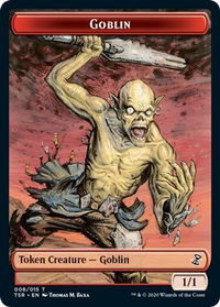 Goblin Token - Time Spiral: Remastered (TSR) #8 - Token Magic: The Gathering Trading Card