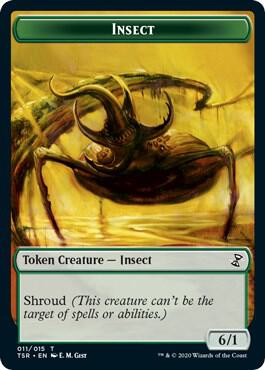 Insect Token trading card from Time Spiral: Remastered Insect Token - Time Spiral: Remastered Magic: The Gathering trading card