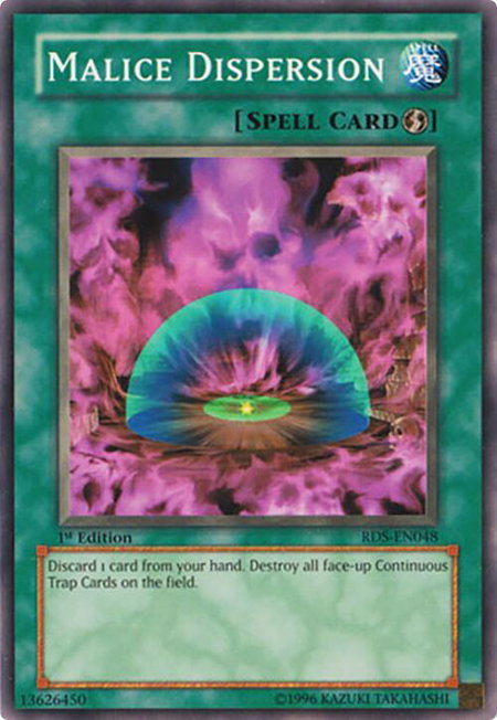 Malice Dispersion - Rise of Destiny YuGiOh trading card