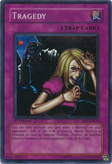 Tragedy - Rise of Destiny YuGiOh trading card