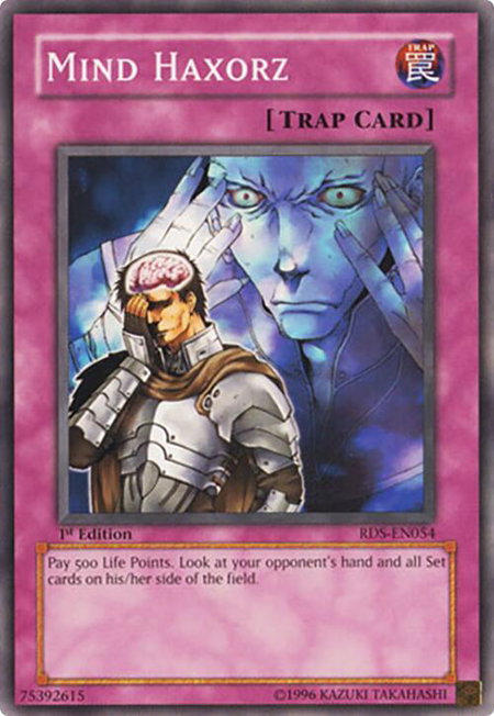 Mind Haxorz - Rise of Destiny YuGiOh trading card