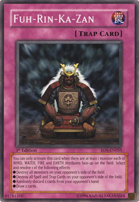 Fuh-Rin-Ka-Zan - Rise of Destiny YuGiOh trading card