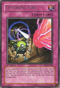 Covering Fire - Rise of Destiny (RDS) #RDS-EN060 - Rare YuGiOh Trading Card