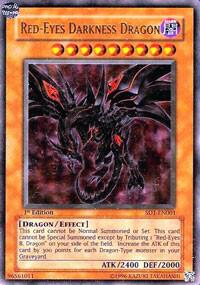Red-Eyes Darkness Dragon - Structure Deck: Dragon's Roar YuGiOh trading card