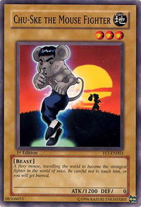 Chu-Ske The Mouse Fighter - Flaming Eternity (FET) #FET-EN003 - Common / Short Print YuGiOh Trading Card