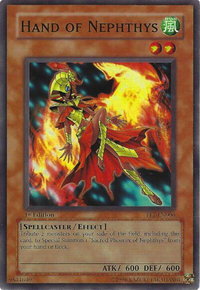 Hand of Nephthys - Flaming Eternity (FET) #FET-EN006 - Common / Short Print YuGiOh Trading Card
