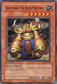 Granmarg the Rock Monarch - Flaming Eternity (FET) #FET-EN009 - Super Rare YuGiOh Trading Card
