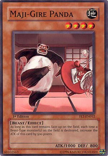 Maji-Gire Panda - Flaming Eternity YuGiOh trading card