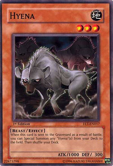 Hyena - Flaming Eternity YuGiOh trading card