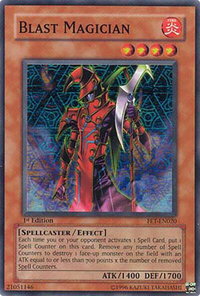 Blast Magician - Flaming Eternity (FET) #FET-EN020 - Super Rare YuGiOh Trading Card